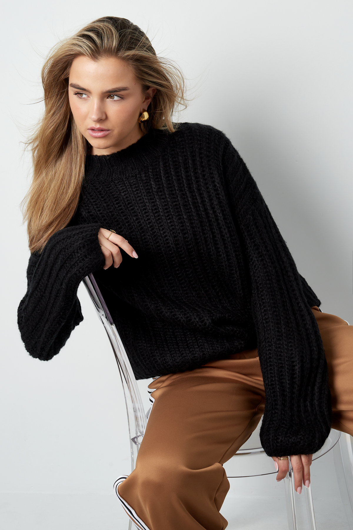 Everyday Classic sweater - black Picture4